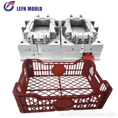 Molde de caja de fruta Fábrica de moldes de inyección de caja de plástico